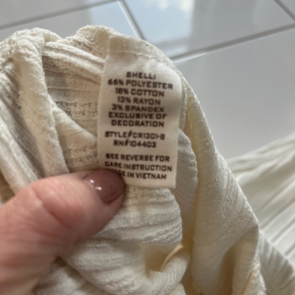 Blu Pepper Cream Knit 2pc Lounge Set - Picture 14 of 15